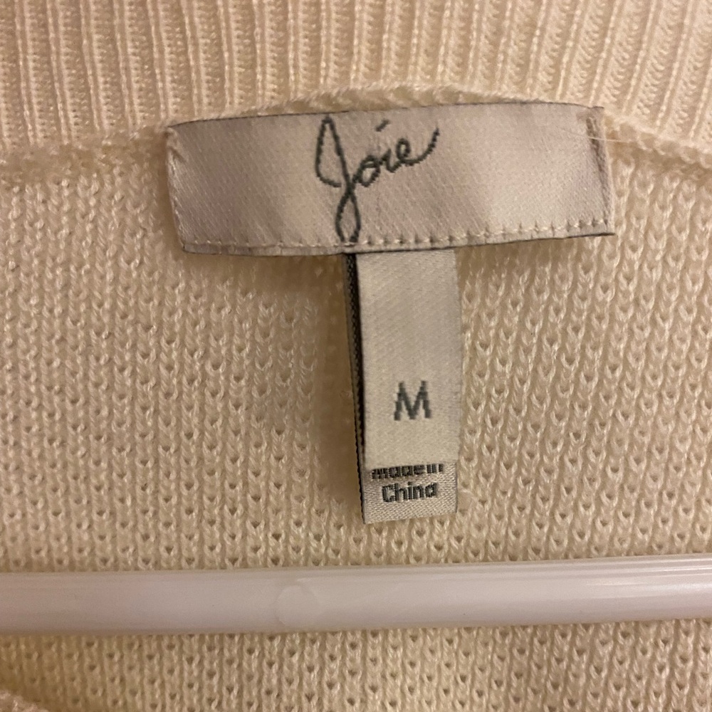 Grey and White Joie Sweater Size M